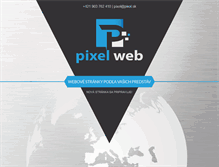 Tablet Screenshot of pixel.sk